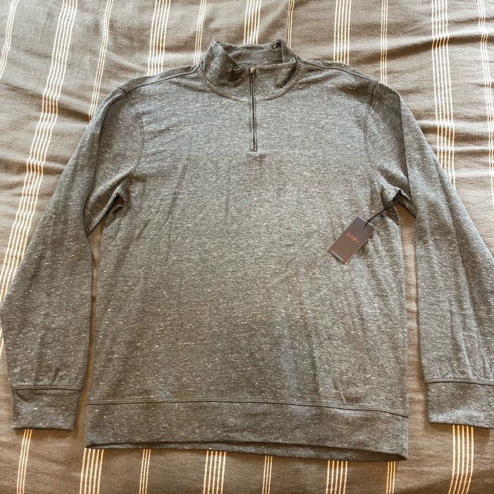 Paper Denim & Cloth Quarter Zip Sweater Mens L